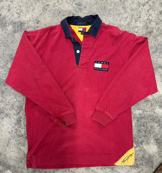 Vntg Tommy Hilfiger Long Polo