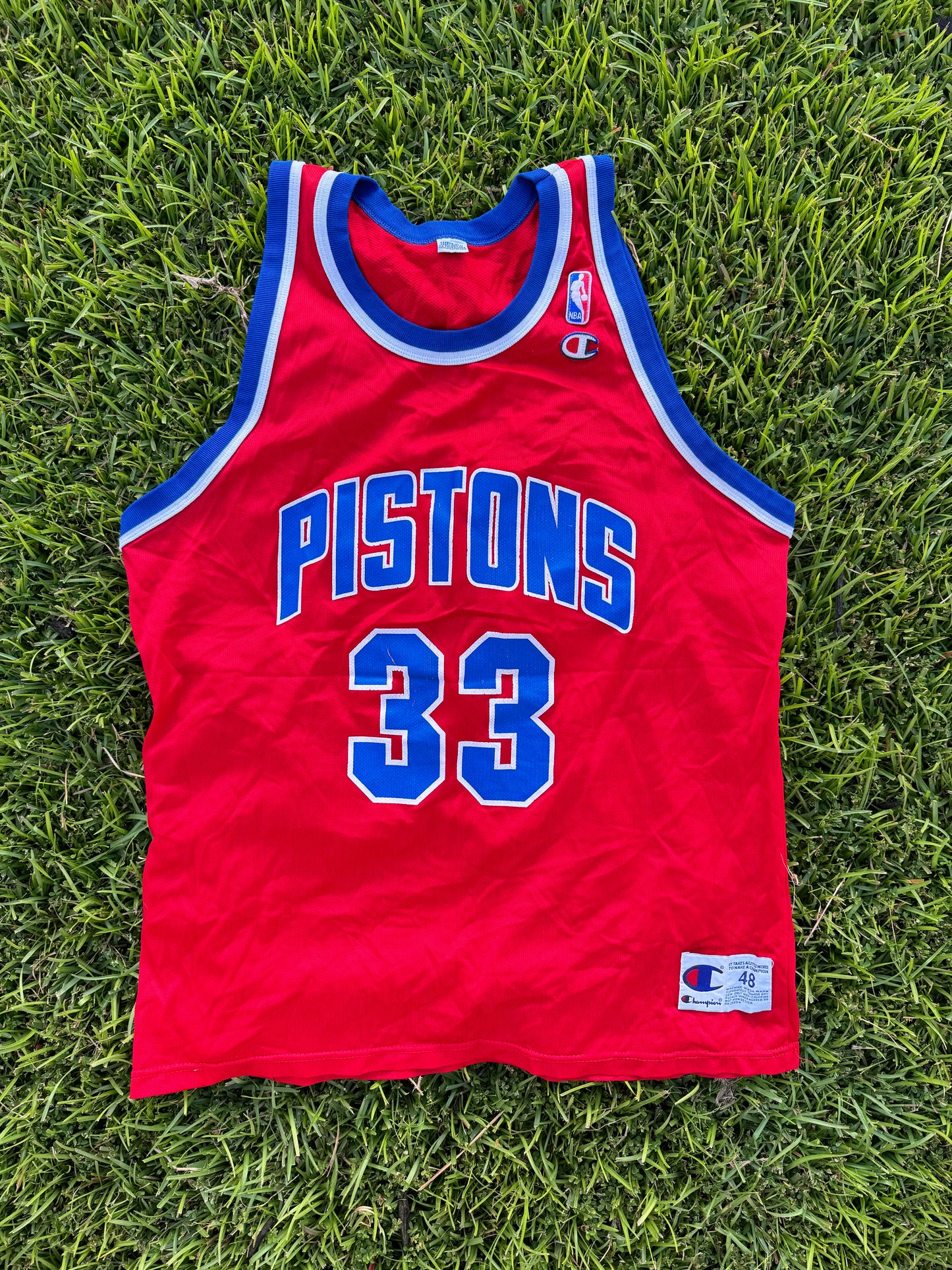 Vintage Detroit Pistons 33 Grant Hill