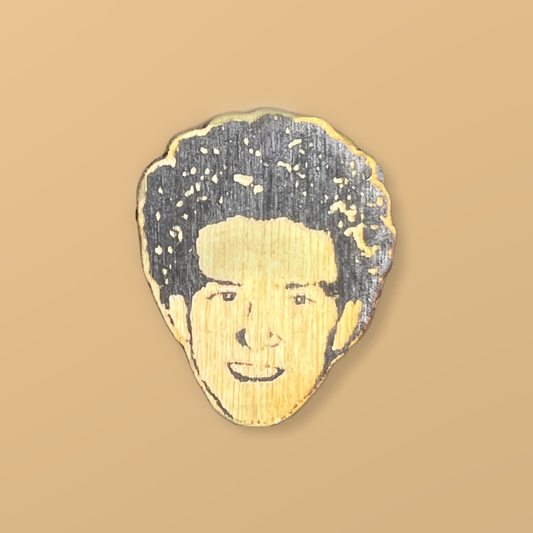 Wooden Bruno Mars Pin