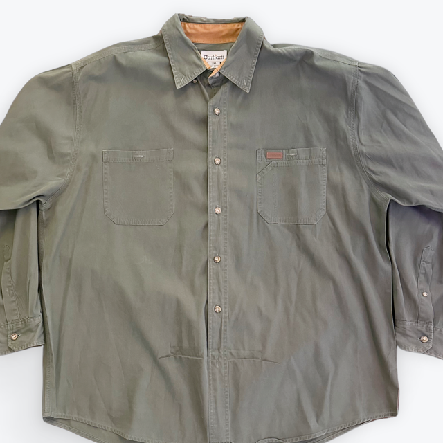 Men's Long Sleeve Carhartt Button Up