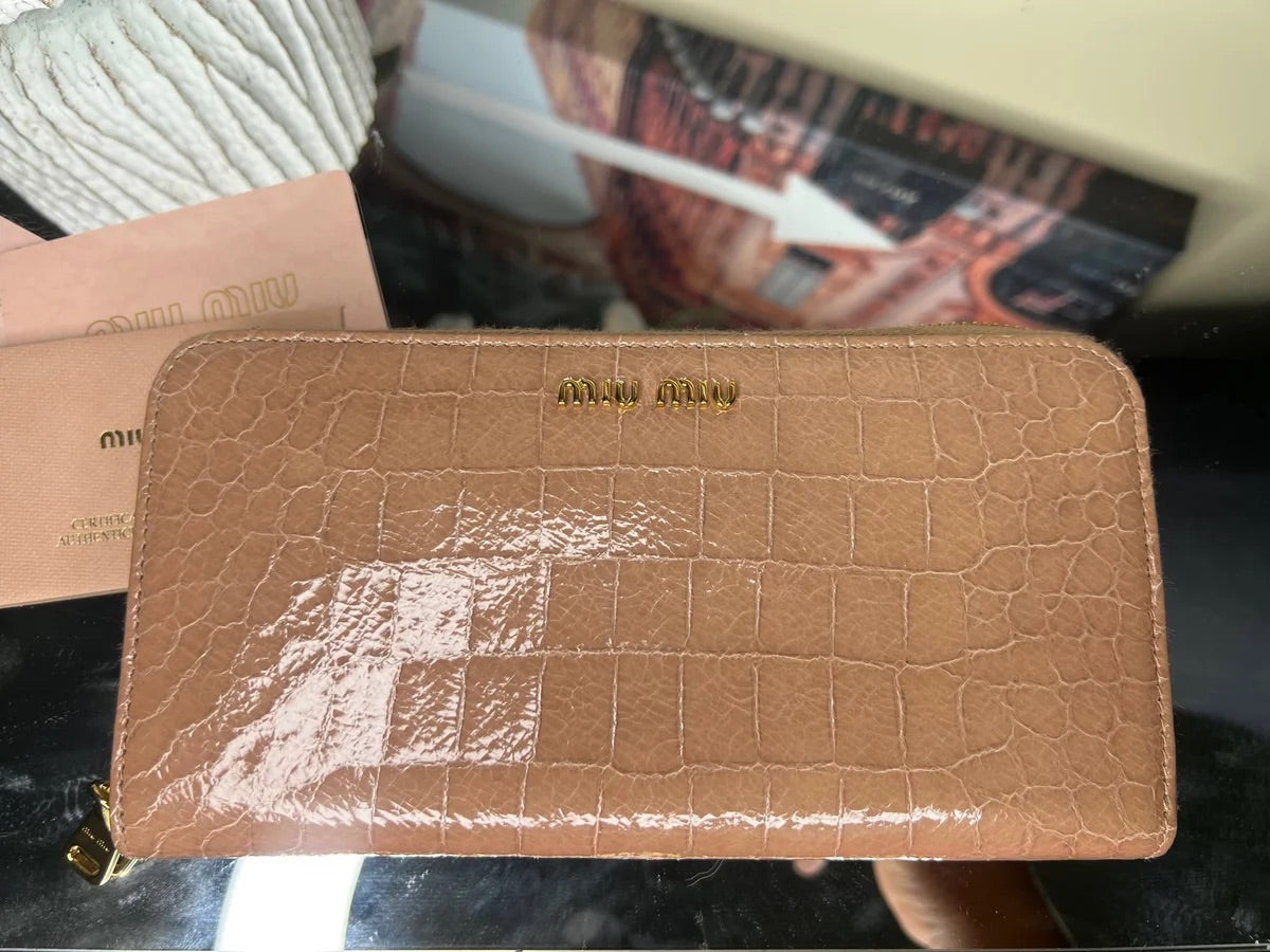 Miuccia Prada Miu Miu Wallet