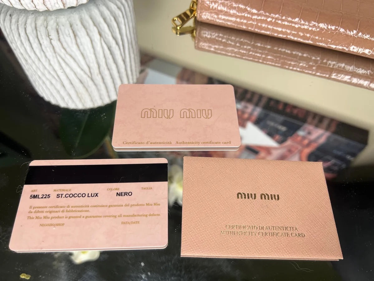 Miuccia Prada Miu Miu Wallet