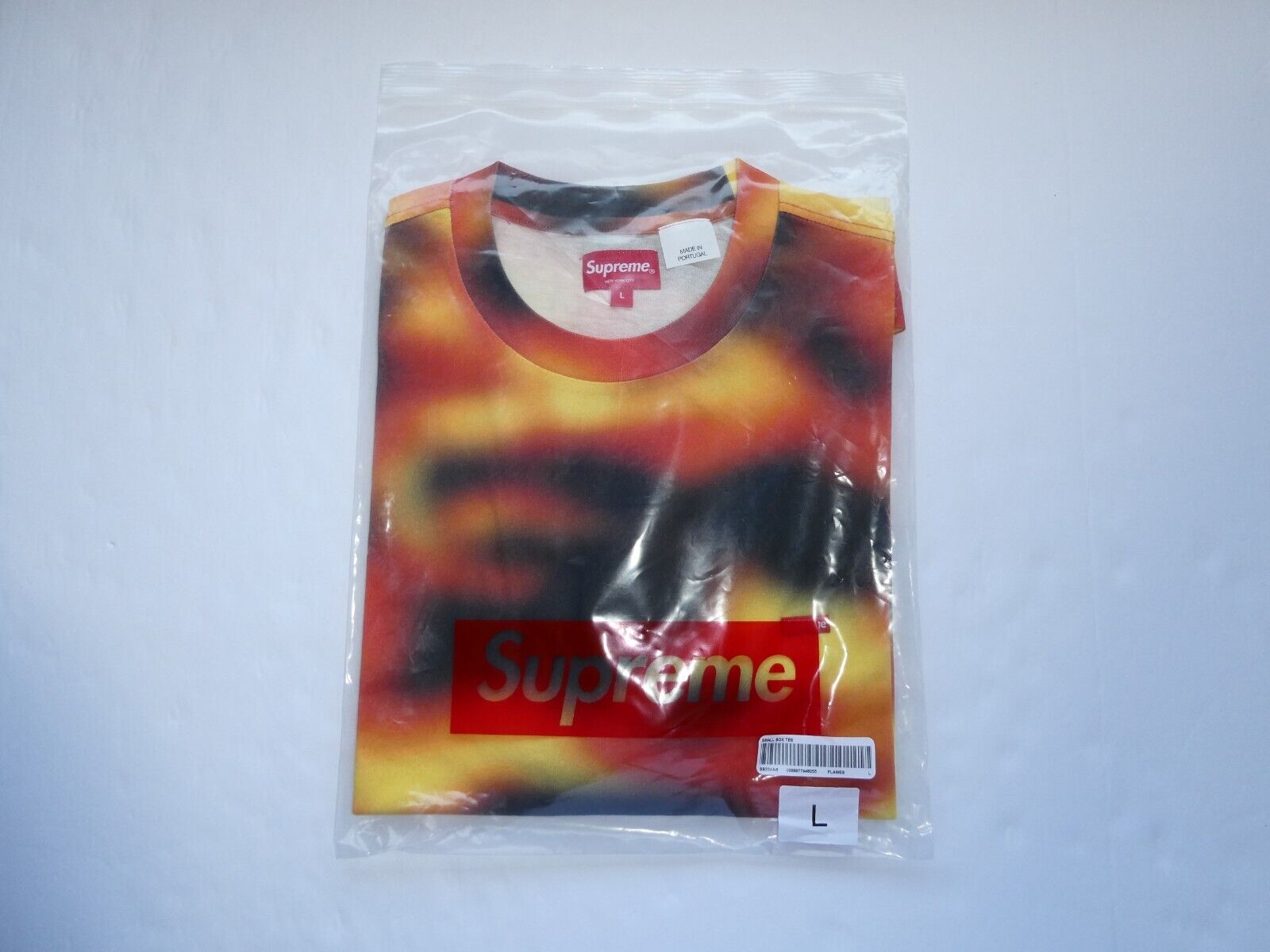 Supreme Small Box Tee 'Flames' – Thrivt Store